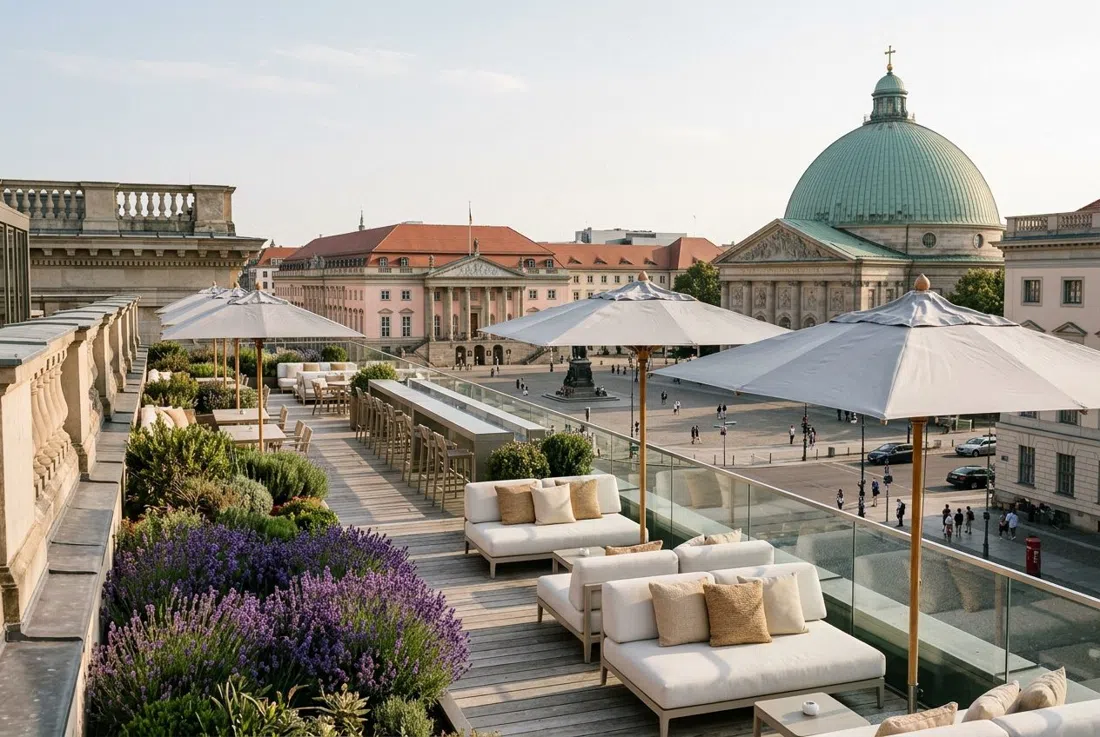 The Rooftop Terrace at Hotel de Rome, Berlin